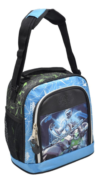Ruz 94247 Max Steel Heroes Team lonchera termica color azul relieve