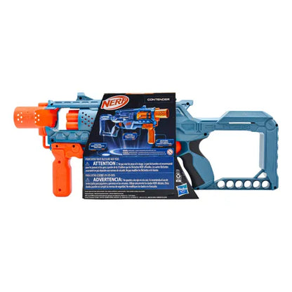 Nerf Elite 2.0 Contender 6 Dardos Pack 3 Piezas Hasbro Azul