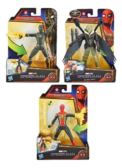 Spider Man Y Vuitre Pack 3 Figuras Marvel Hasbro