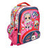 Mochila Lol Surprise Rock Relieve Primaria Original Ruz Con Detalle Rojo/rosa Relieve