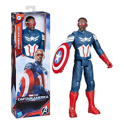 Marvel Figura De Acción Titan Hero Capitán América +4 años