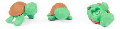 Kinetic Sand, Project Planet Playa de las tortugas con 396 g de arena de juego, herramientas y moldes, materiales respetuosos con el medio ambiente, juguetes sensoriales para niños 3 años.