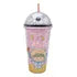 Vaso Tapa Gato Y Astronauta Popote Pack 4 Piezas Sm22hat289
