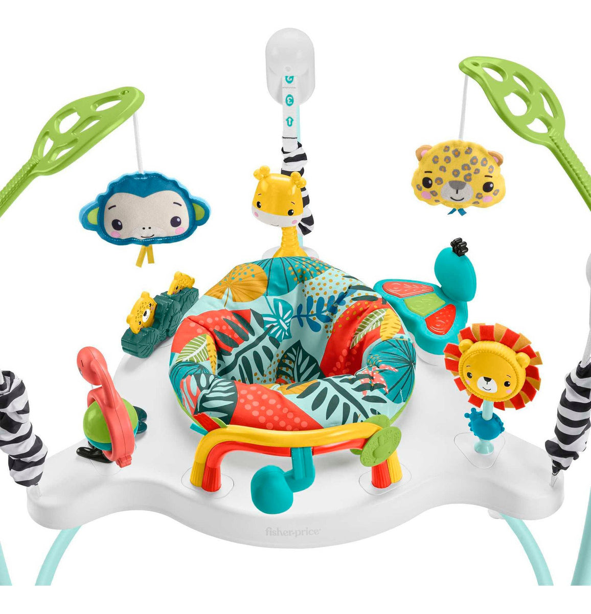 Fisher-price Brincolín Para Bebé Saltos En La Jungla Color Multicolor