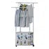 Perchero Ajustable Con Ruedas Y Caja Organizadora 1.64cm Cf