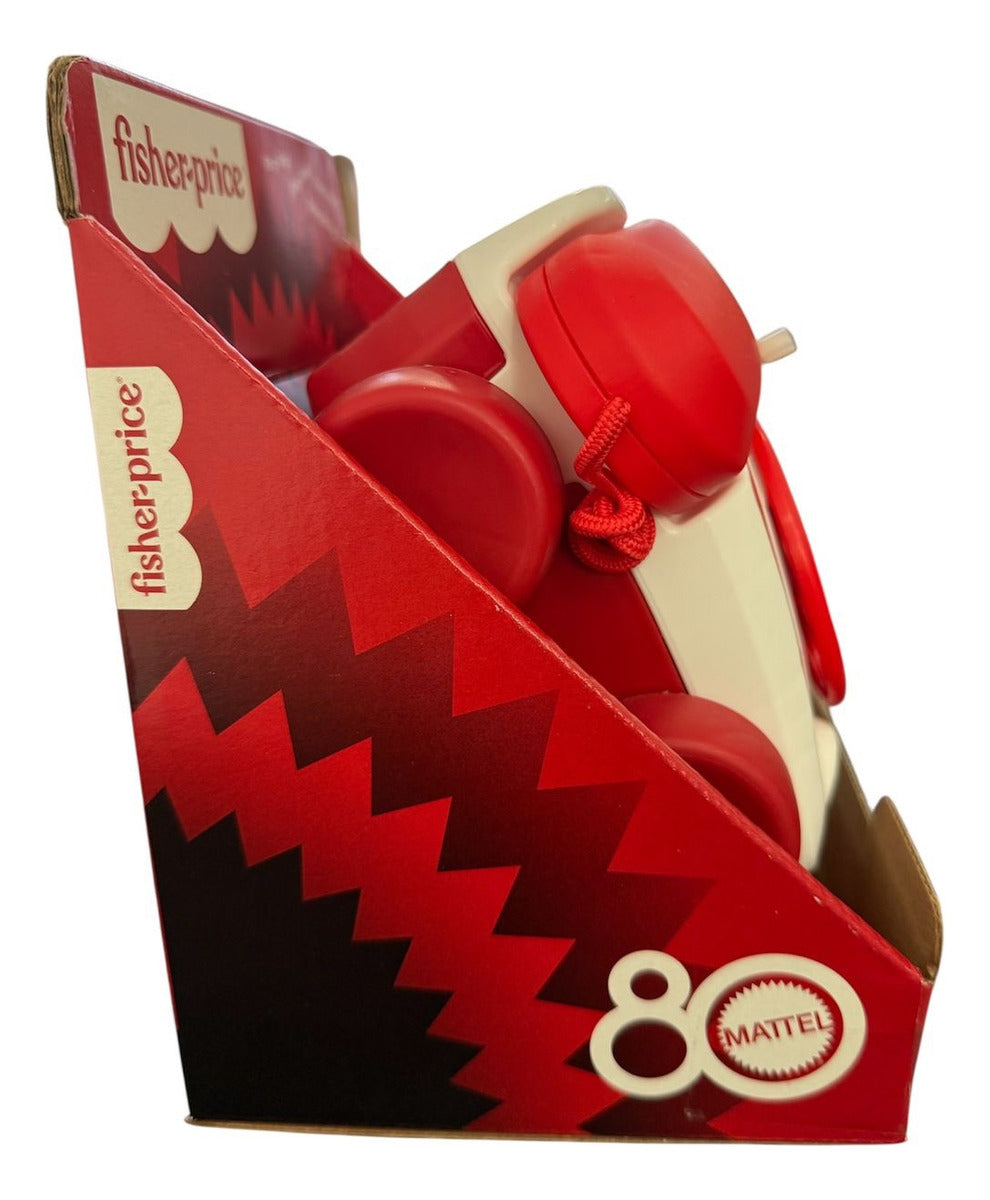 Telefono Fisher Price Rojo 80 Aniversario Mattel