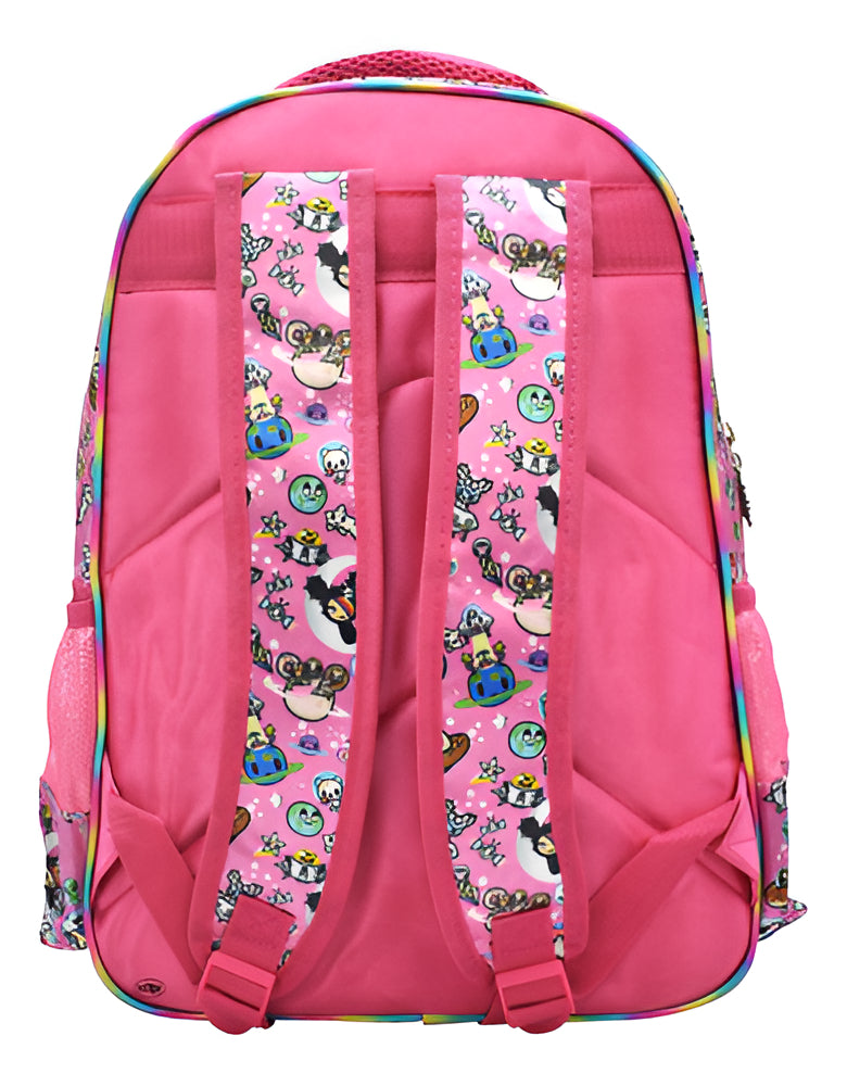 Mochila Escolar Tokidoki Rosa 18L Estampado 3D