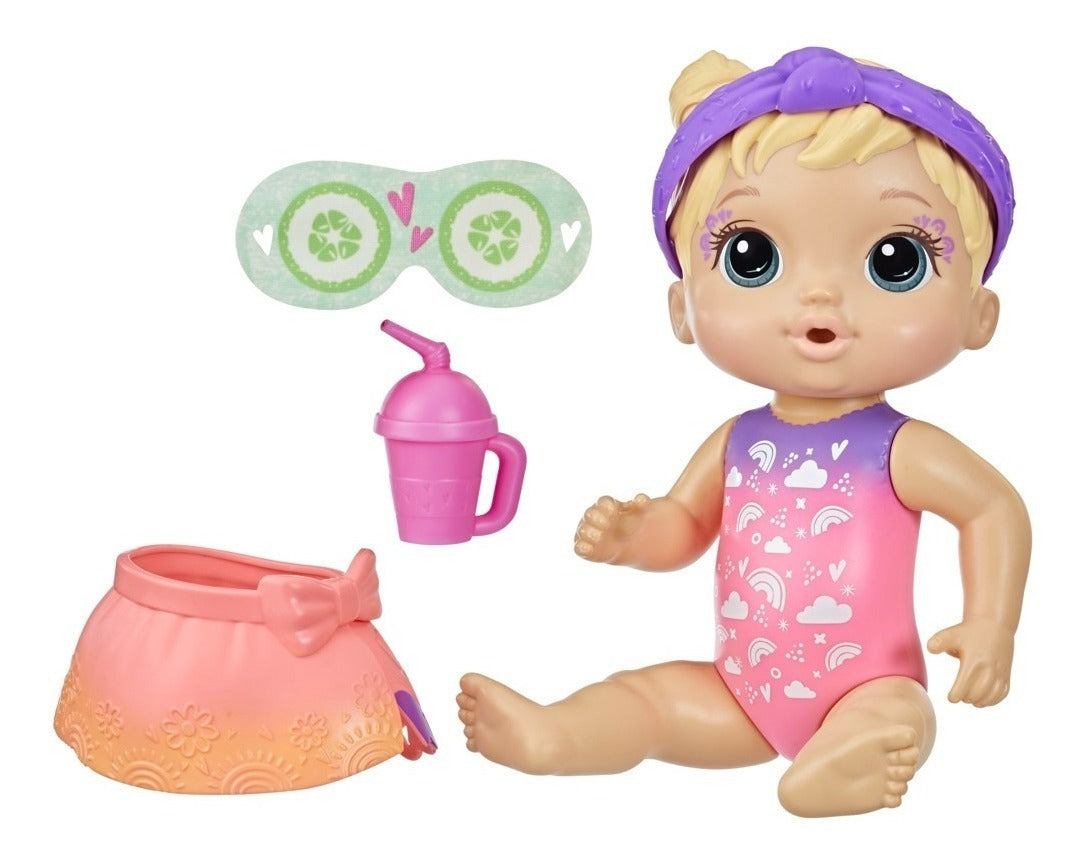 Muñeca Baby Alive Spa Multicolor Cabello Rubio