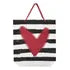 Bolsa Polipropileno 30x34 Cm Corazon Rayas Pack 10pz Bestway