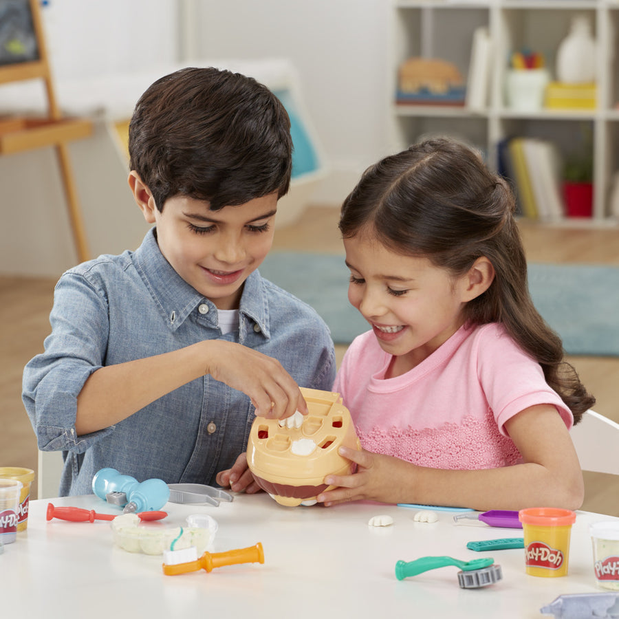 Kit F1259 El Dentista Bromista Con 9 Accesorios y 6 Latas Play-Doh