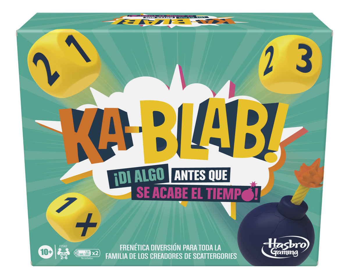 Juego de Mesa de Palabras Hasbro Gaming Ka-Blab! 2 a 6 Jugadores Mayores de 10 Años