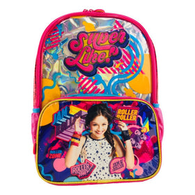 Mochila Soy Luna Super Like Metalica Rosa Original Atm