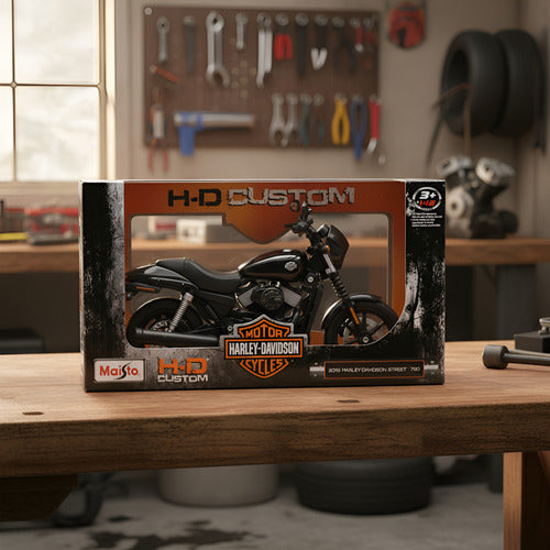 Harley Davidson Street 750 De Colección Escala 1:12 Maisto