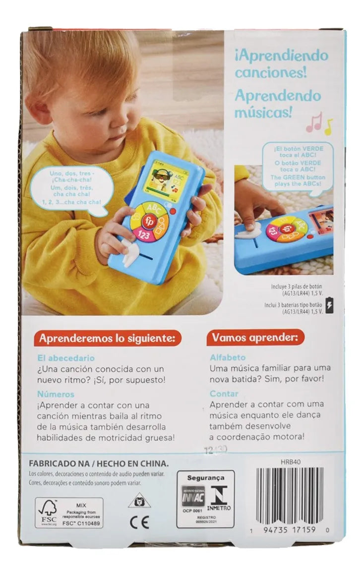 Rie Y Aprende Pack Reproductor Y 2 Smartphones Fisher Price