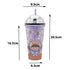 Vaso Doble Pared Gel Enfriador Con Luz Gato Astronauta H-23