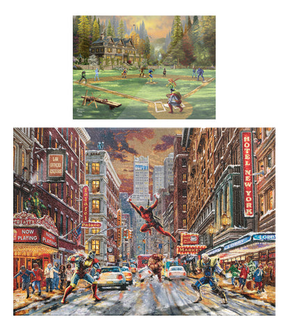Rompecabezas Premium Deadpool ,Thomas Kinkade 1000 Piezas