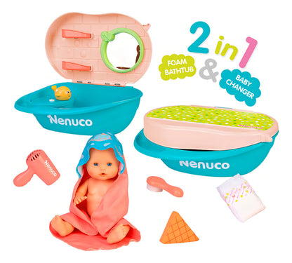Muñeca Bebe Nenuco Baño De Espuma