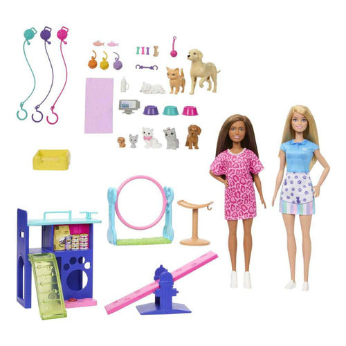 Barbie Set De Juego Cuidado De Mascotas