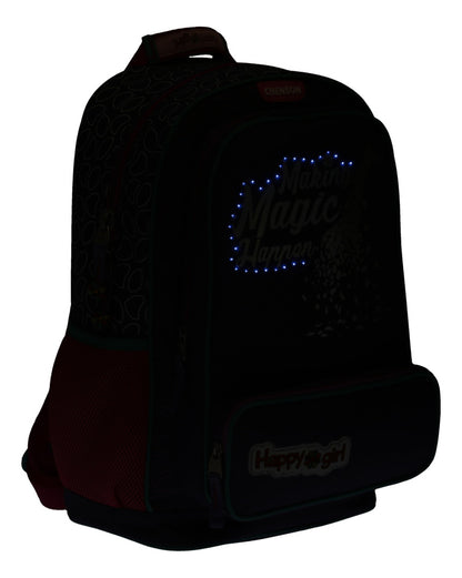 Mochila Escolar Para Niña Primaria Chenson Jirafa Magic Color Azul