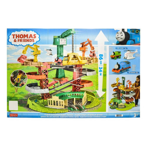 Thomas Y Sus Amigos Super Torre Trenes Y Gruas Fisher Price Color Multicolor