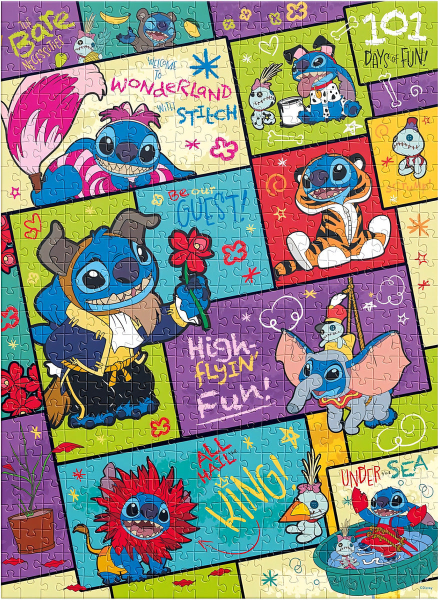 Rompecabezas Novelty 500 Piezas Stitch Disfrazado