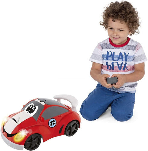 Carrito Control Remoto Chicco Johnny Coupe Racing Luces Color Rojo