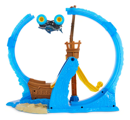 Monster Jam 6070018 Set Megalodon Loop of Doom con camión 1:64