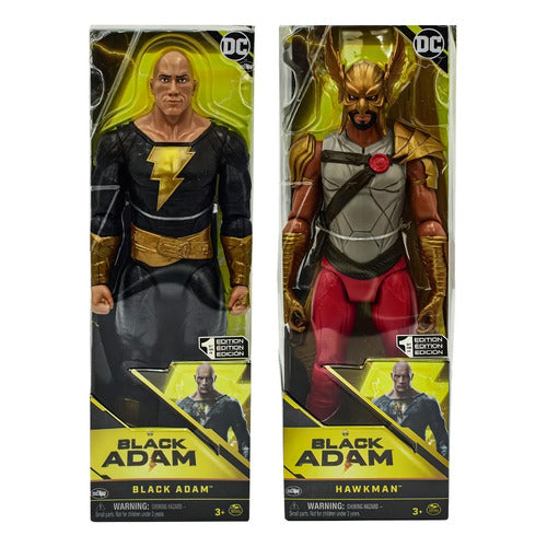 Dc Black Adam Pack 2 Figuras 27cm 1a Edicion Spin Master
