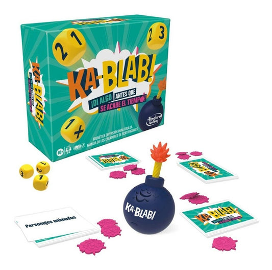 Juego de Mesa de Palabras Hasbro Gaming Ka-Blab! 2 a 6 Jugadores Mayores de 10 Años
