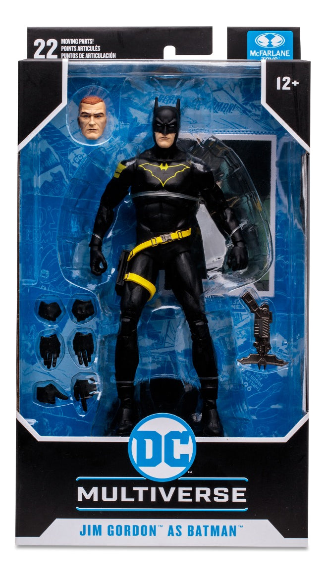 Figura De Acción Mcfarlane Dc Jim Gordon As Batman 12