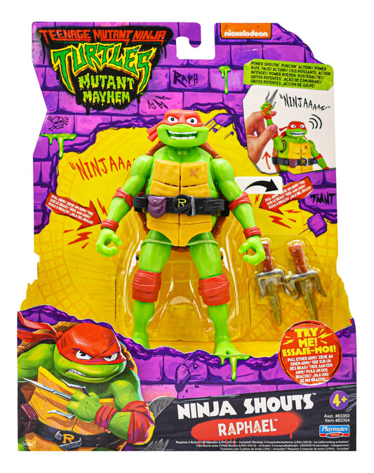 Tortugas Ninja Mutant Mayhem Raphael Ninja Shouts Playmates
