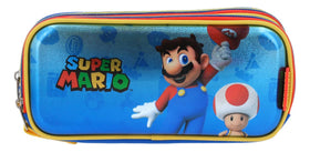 Chenson Super Mario Bros Aury School Pencil Case, Plain Blue
