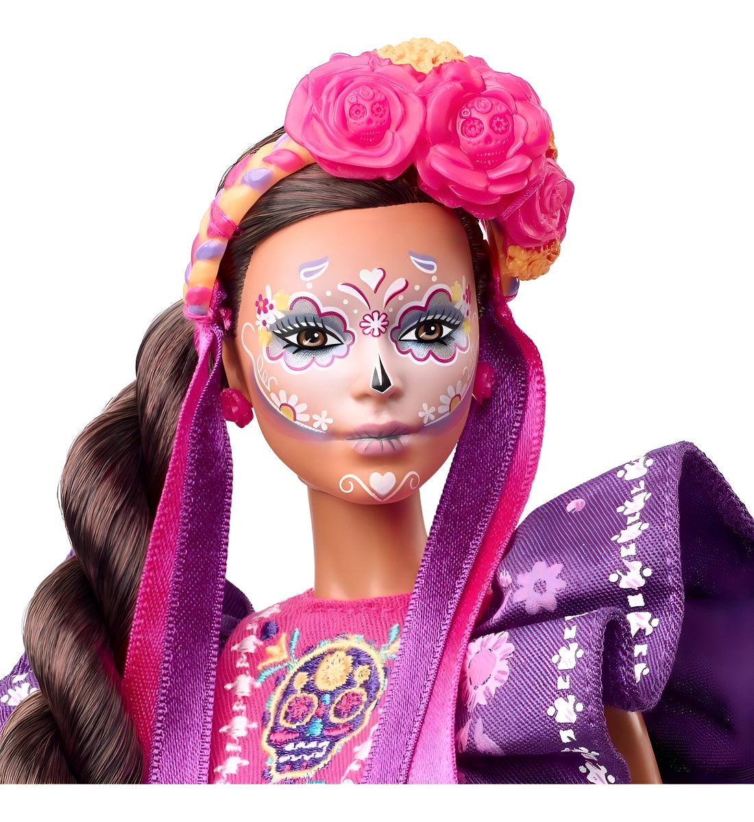 Mattel Muñeca Barbie Dia De Muertos 2022 Vestido Tradicional