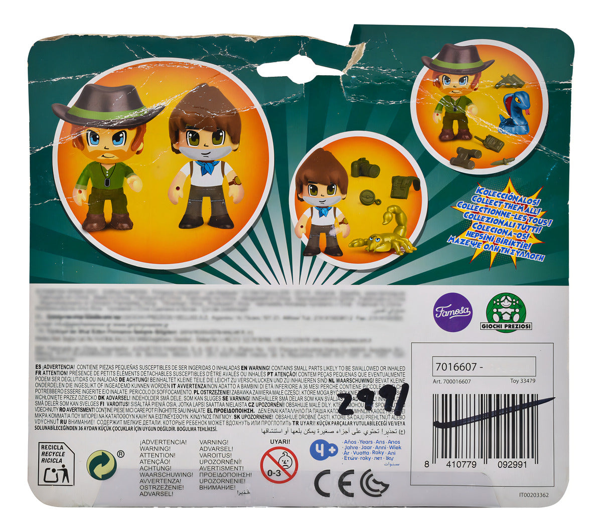 Pinypon Action Exploradores Con Accesorios Famosa Cd