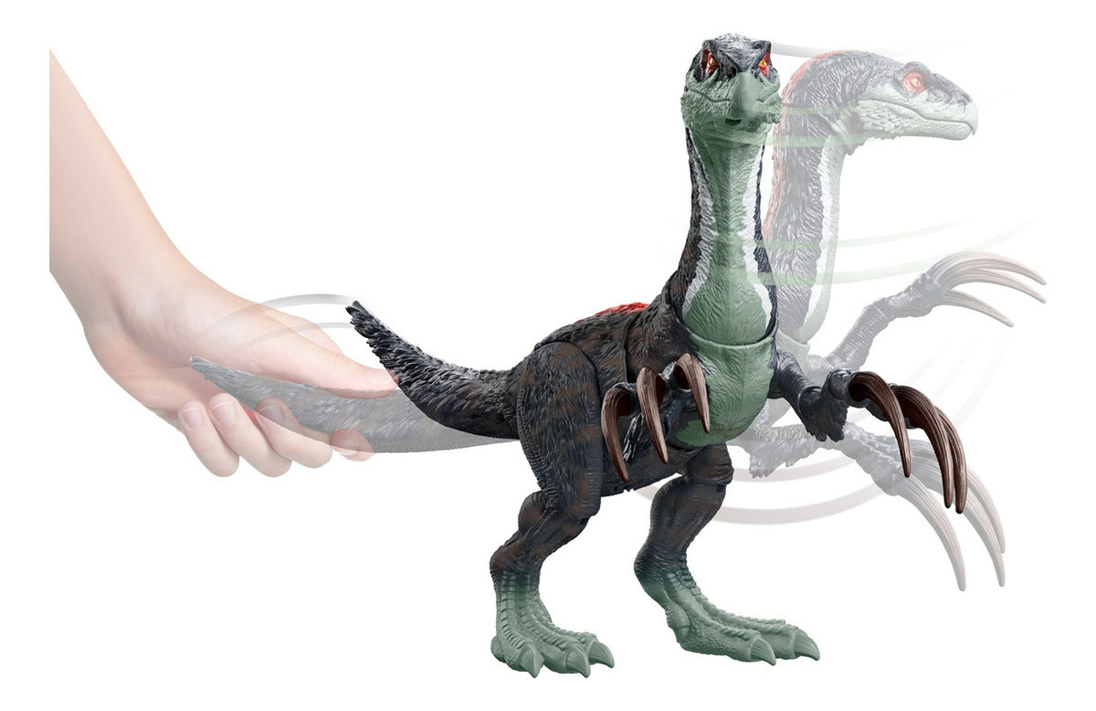 JURASSIC WORLD MATTEL, Therizinosaurus, Dinosaurios Juguetes para Niños, 4+ Años