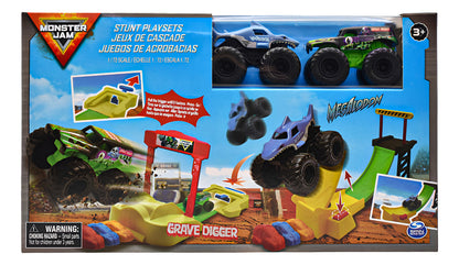 Monster Jam Set Juegos De Acrobacias Escala 1:72 Spin Master Multicolor