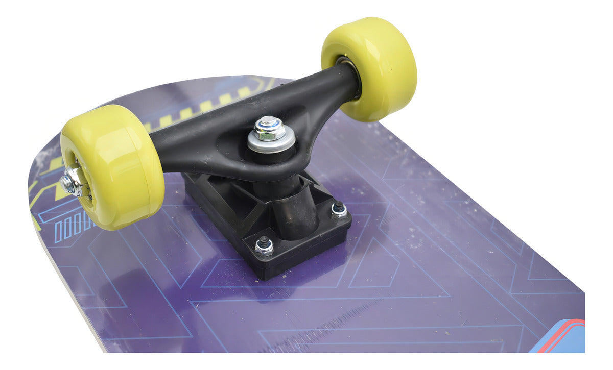 Skateboard Patineta Grande Nerf #1 T378955 Toymark Color Azul
