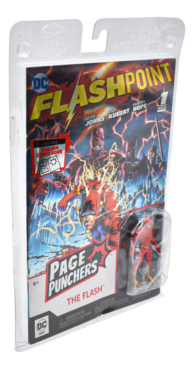 Dc Comic Flashpoint Con Figura Flash 7cm Mcfarlane Toys Da