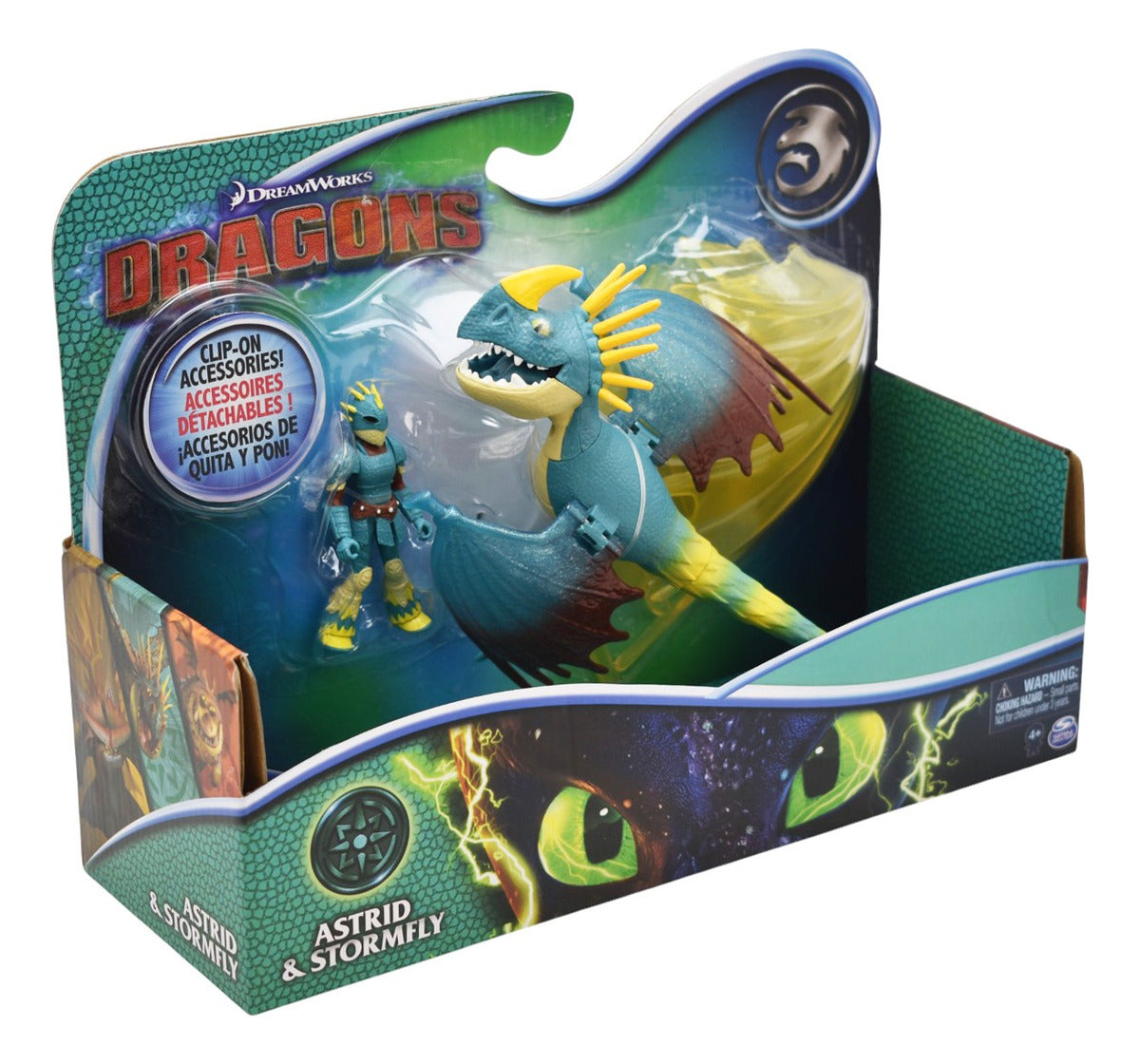 Dragones Pack 3 Figuras 21cm Con Accesorio Spin Master
