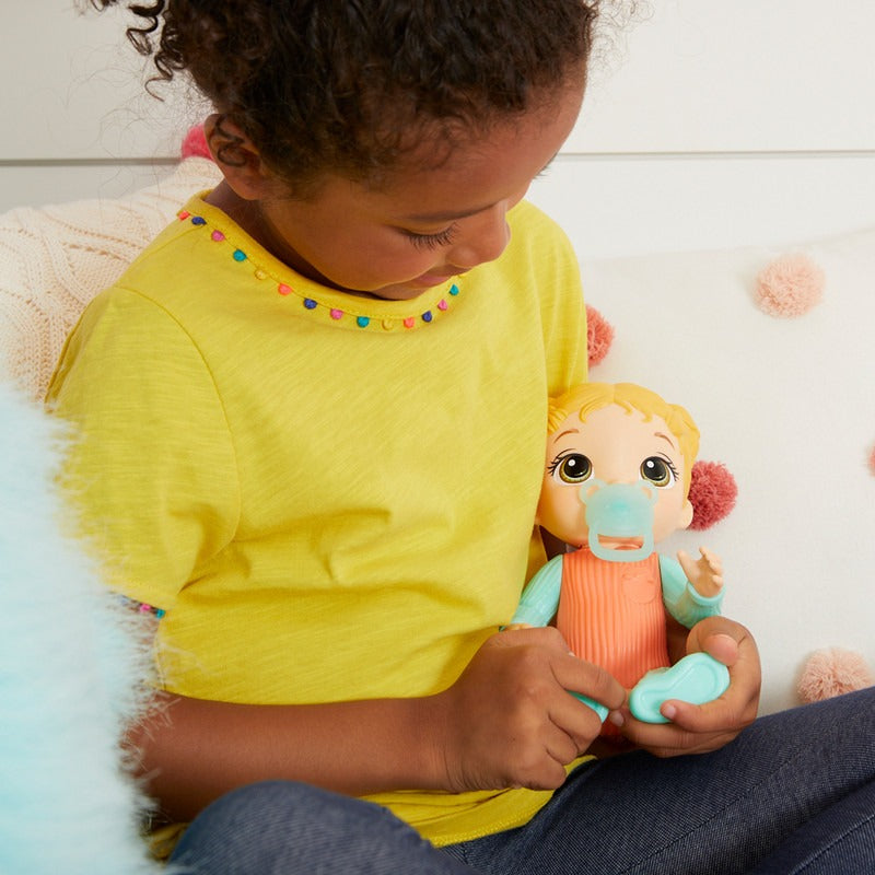 Muñeca Baby Alive Sueño Y Abrazos Cabello Rubio 24 Cm 3