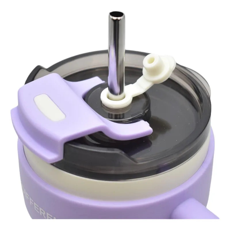 Botella Metalica Con Asa Tea Break 600ml Sm24coh819