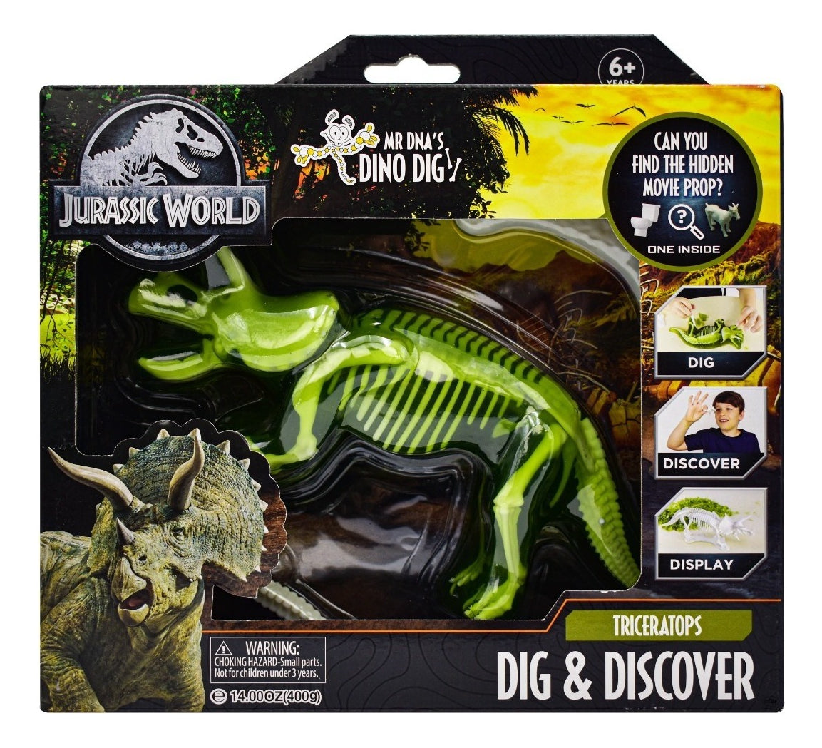 Jurassic World Excava Y Descubre Triceratops Toymonster