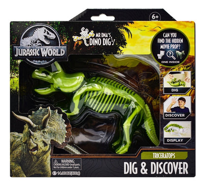 Jurassic World Excava Y Descubre Triceratops Toymonster