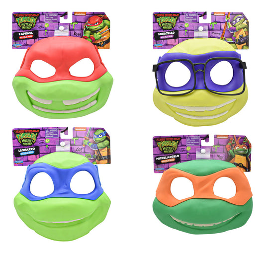 Tortugas Ninja Role Play Mask Pack 4 Mascaras Playmates Verde Tortugas Ninja