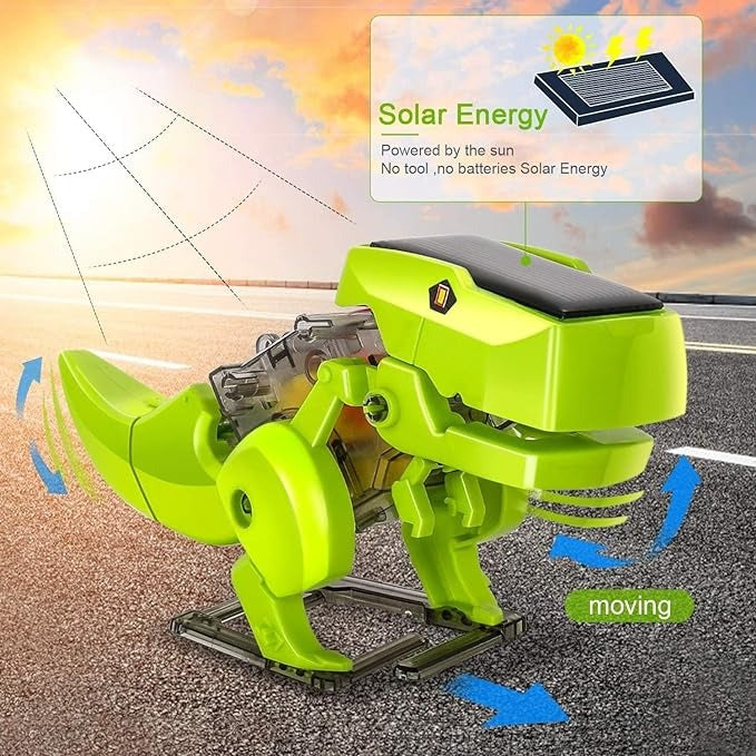 Peque Robotica Solar Mi Alegria Personaje Dinosaurio