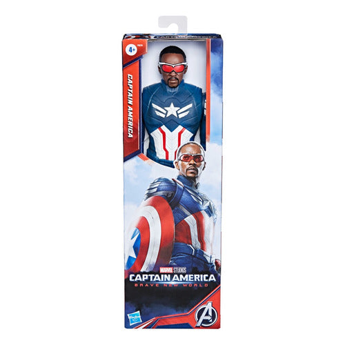 Marvel Figura De Acción Titan Hero Capitán América +4 años