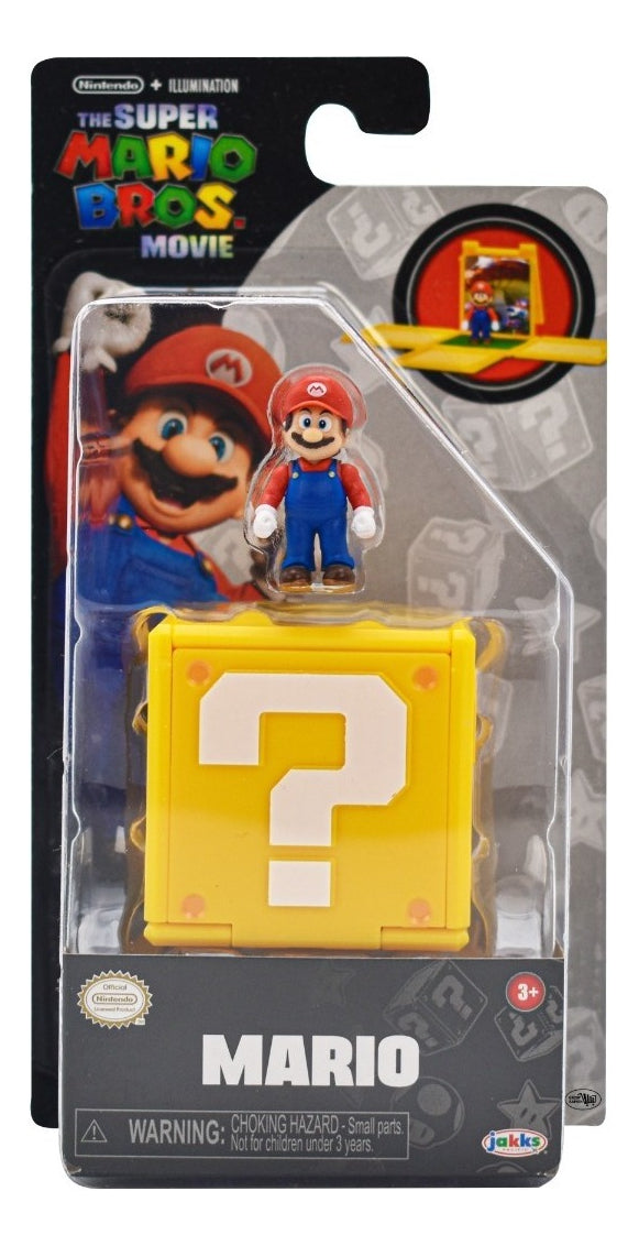 Mario Bros Movie Mario Escenario Figura 3cm Jakks Pacific