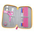 Mochila Bellies Bellie Beth Kit 4pz Brillos Primaria Famosa Rosa Estampado/brillos