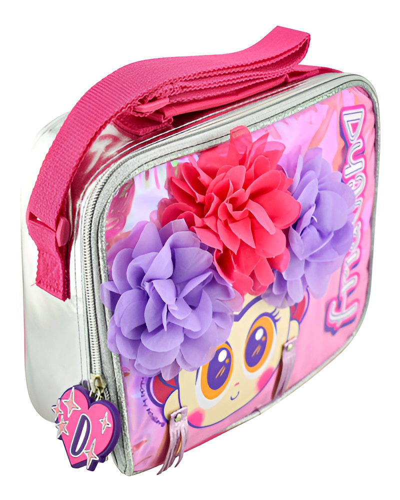 Lonchera Friducha Tornasol 3d 984432 Distroller Color Rosa/Plata