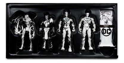 Pack x4 Figuras de Acción 7" Superman Series Gold Label Mcfarlane